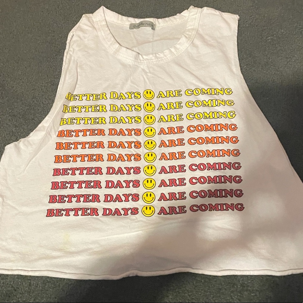 ❤️SOLD❤️Super cute graphic tank top